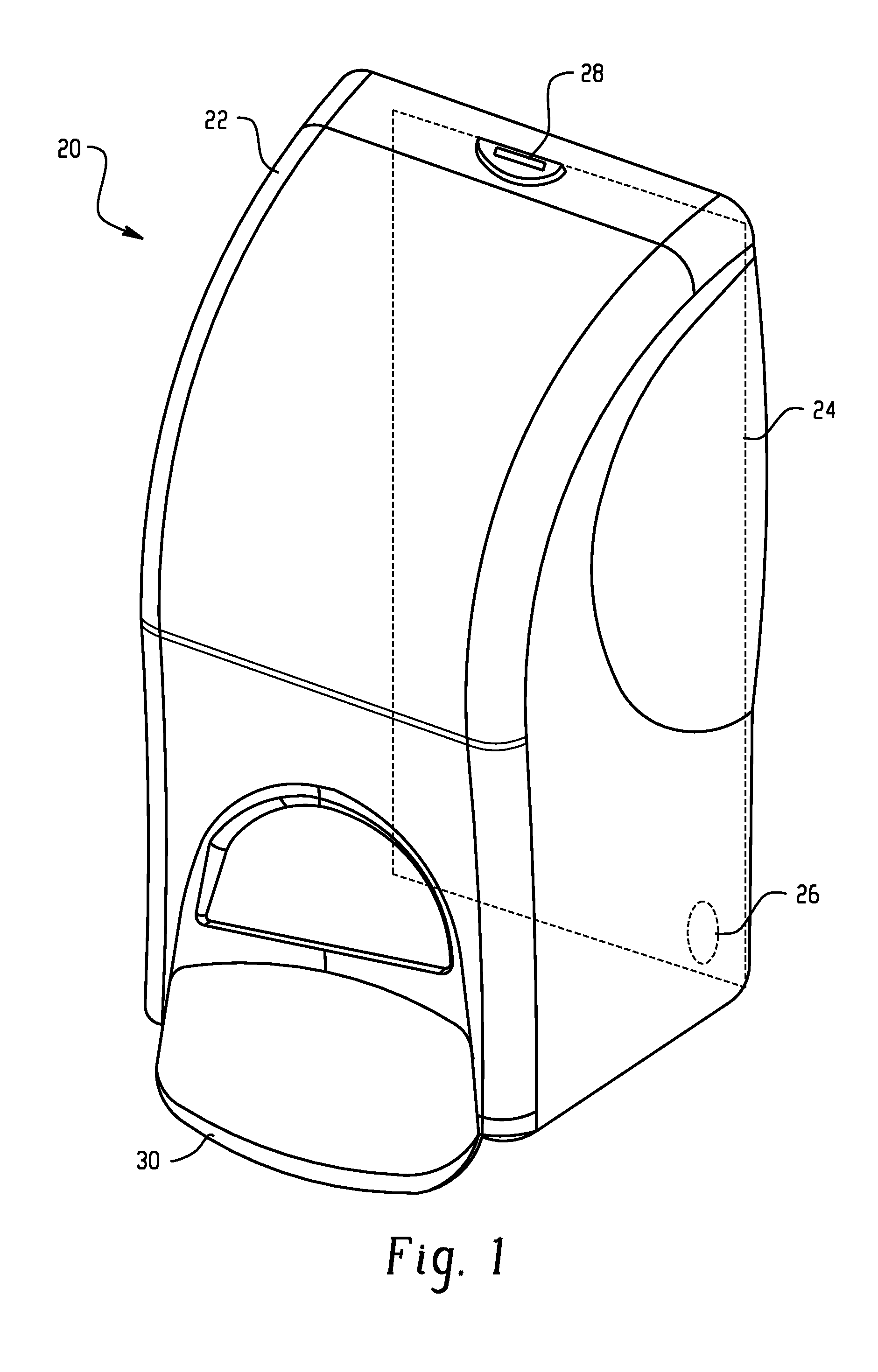 Interchangeable access device for a dispenser