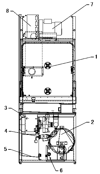 Energy-storage-type high-efficient washing disinfector and control method thereof
