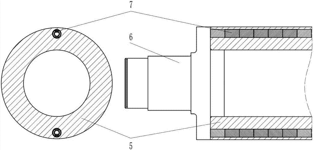 Contact type temperature measurable plate shape detecting device