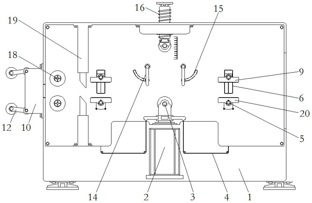 An anti-misalignment angle adjustable bending device for steel plate production