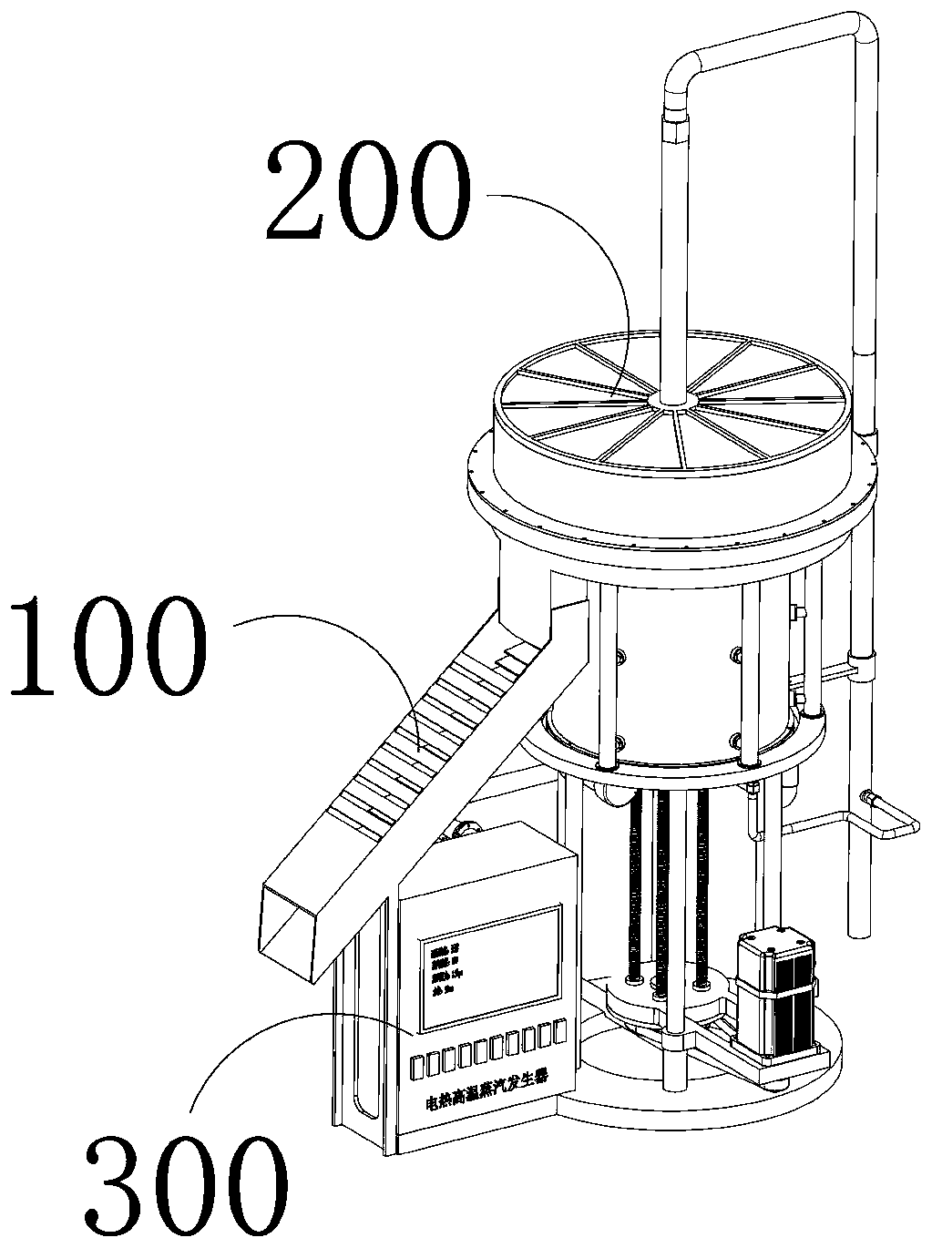 Method for alcohol distillation and extraction on fermented wine material