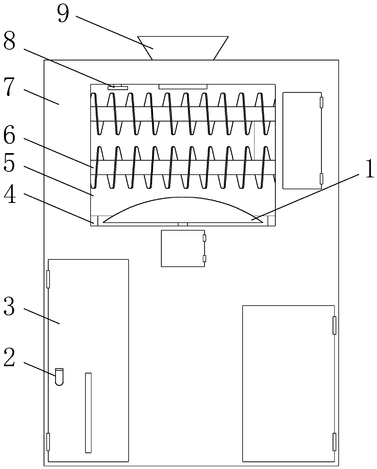 Detection equipment for detecting nitrite content of meat