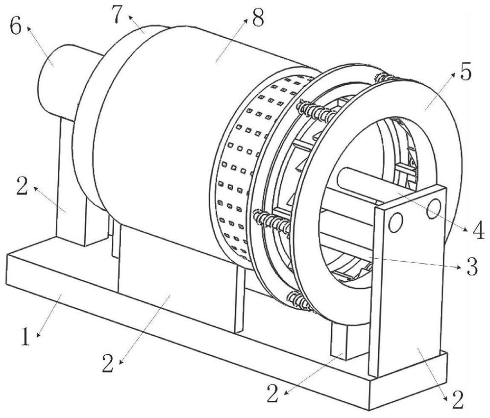 A device for degaussing and destroying computer hard disk