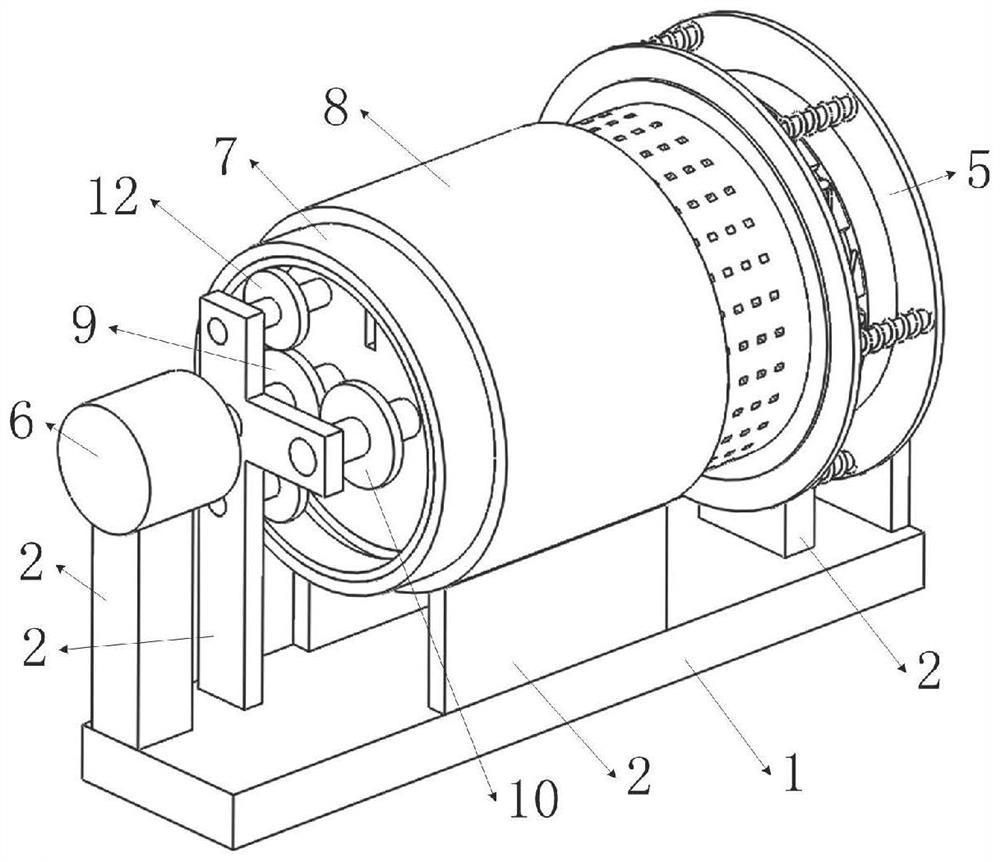 A device for degaussing and destroying computer hard disk