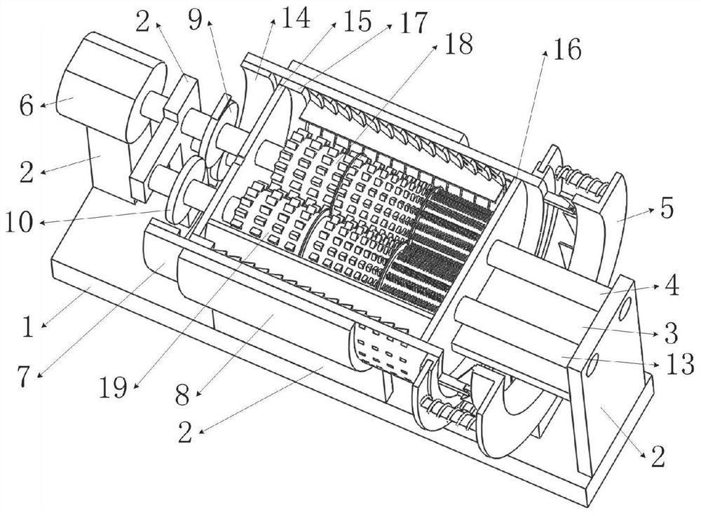 A device for degaussing and destroying computer hard disk