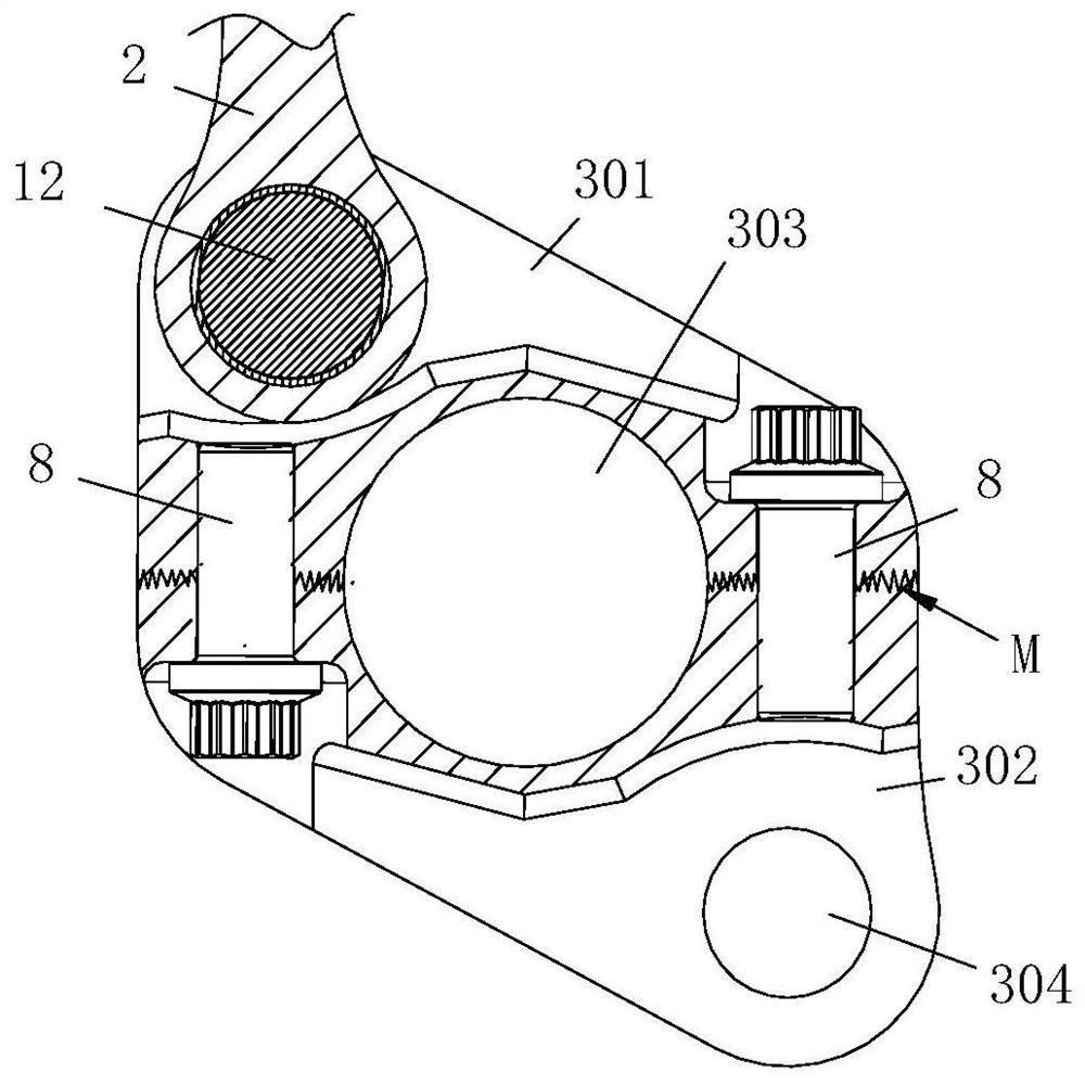 Variable compression ratio mechanism and engine