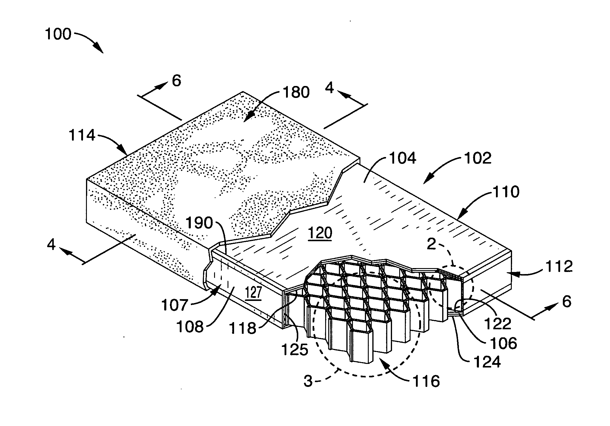 Encapsulated load-securement bulkhead and method of manufacture
