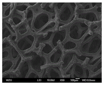 Method for preparing battery electrode by directly growing carbon nanotubes on foamed nickel substrate