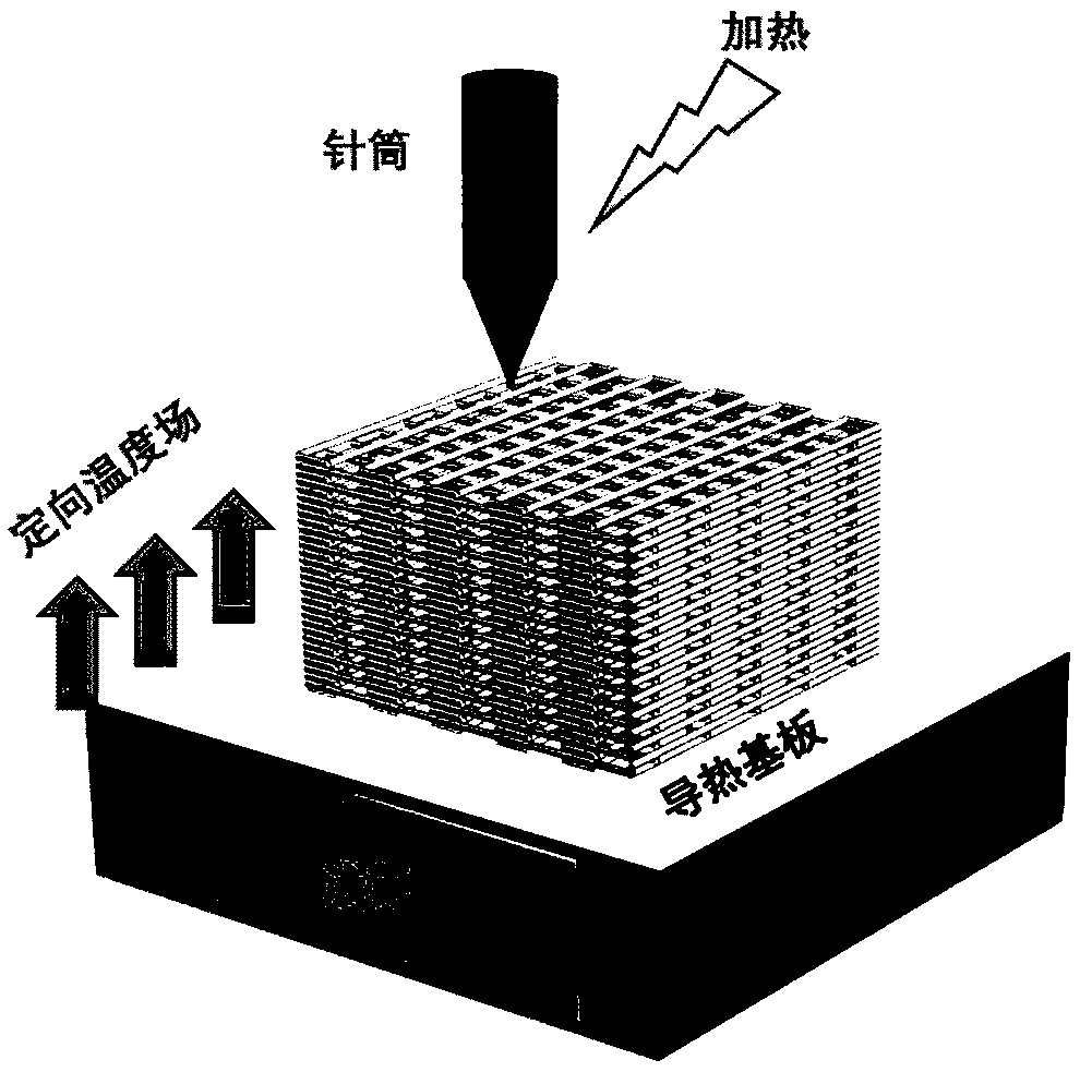 Preparation method of bionic porous ceramic with complex three-dimensional structure