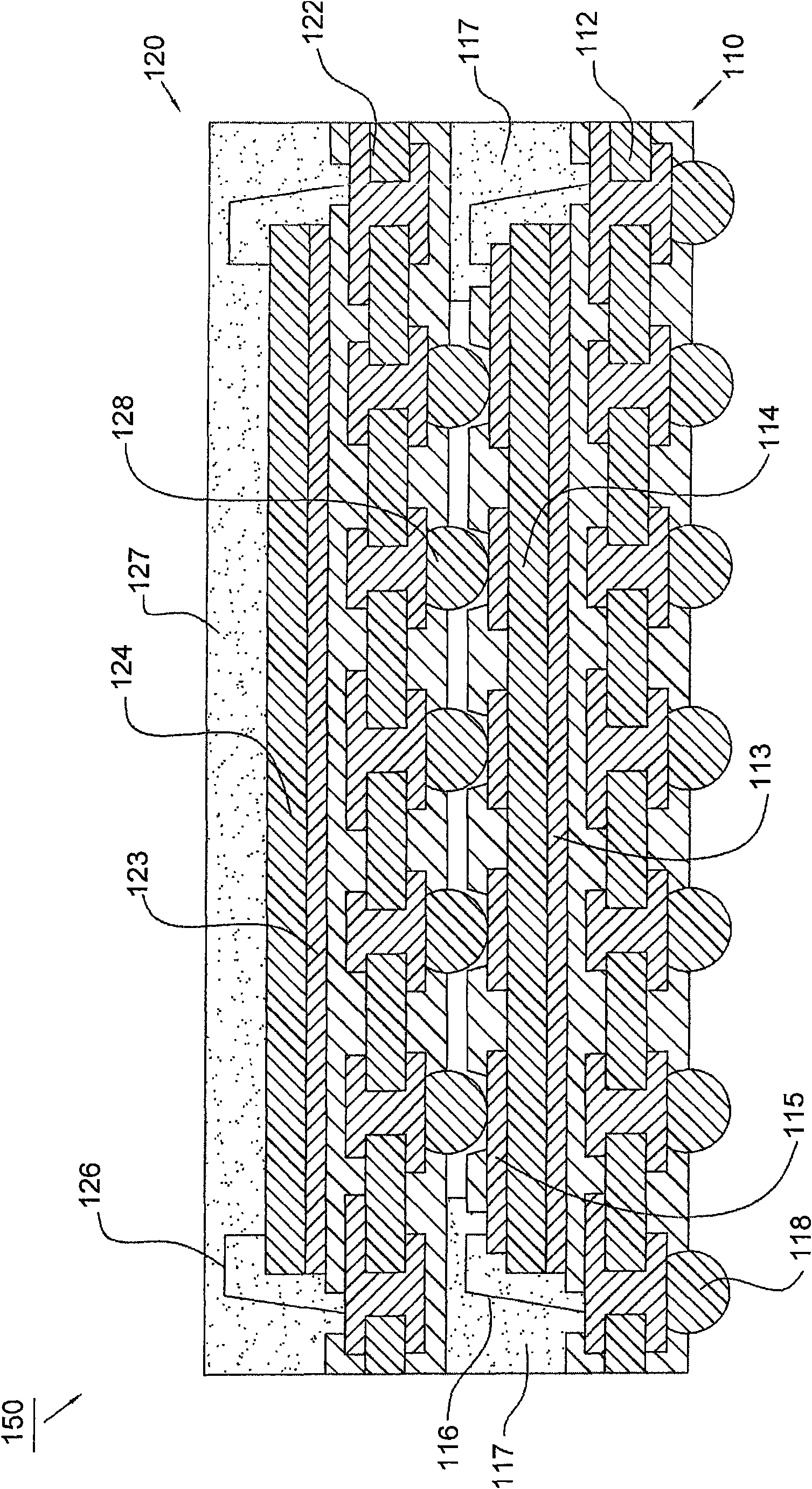 Stacked multi-encapsulation structure device, semiconductor encapsulation structure and manufacturing method thereof