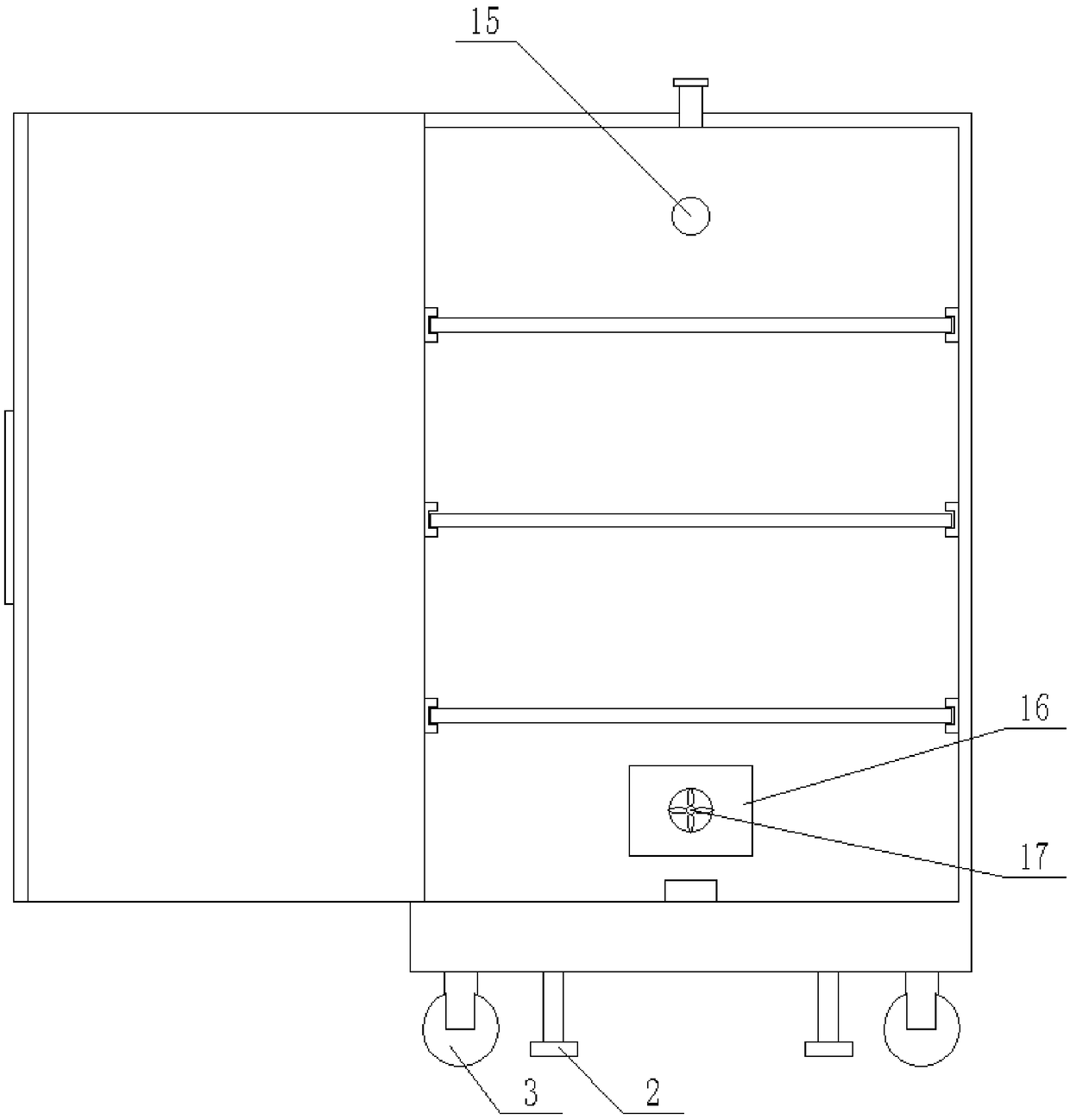 Processing technology of clothes storage box with pulleys