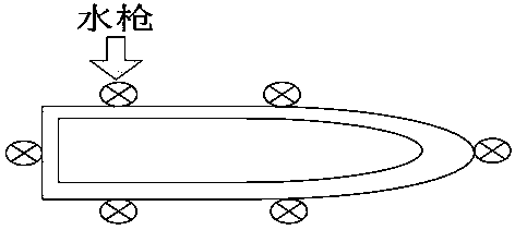 Active time-delay feedback control method for attitude adjustment of hovercraft