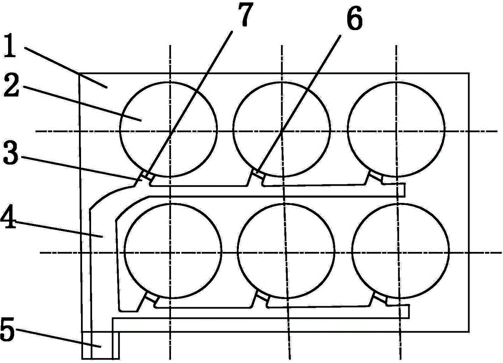 Six-hole plate for cell culture