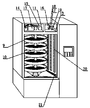 Circulating perfusion cleaning device for medical equipment