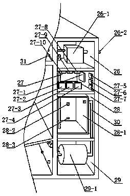 Circulating perfusion cleaning device for medical equipment