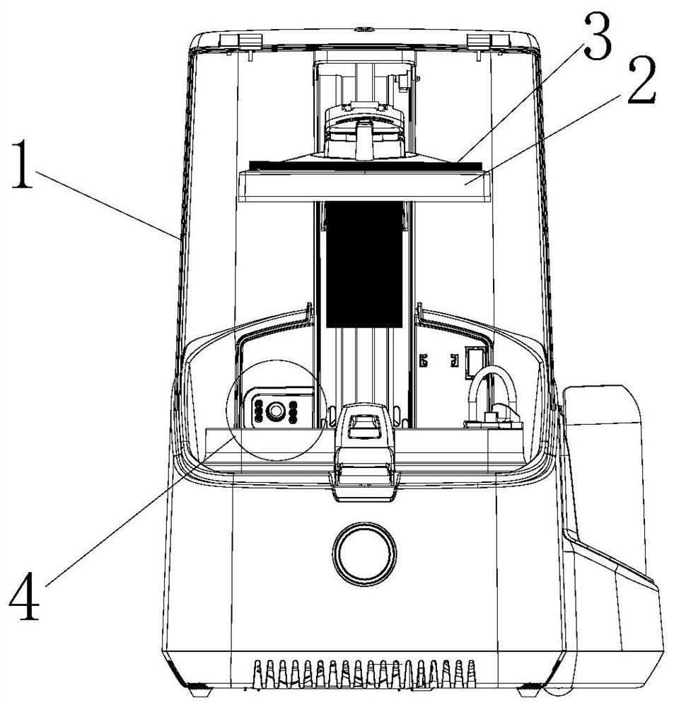 3d printer and separation method of 3d printed body