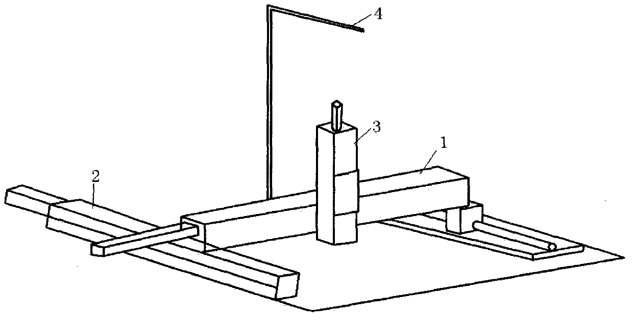 Three-dimensional positioning device based on visual guidance and dispensing equipment