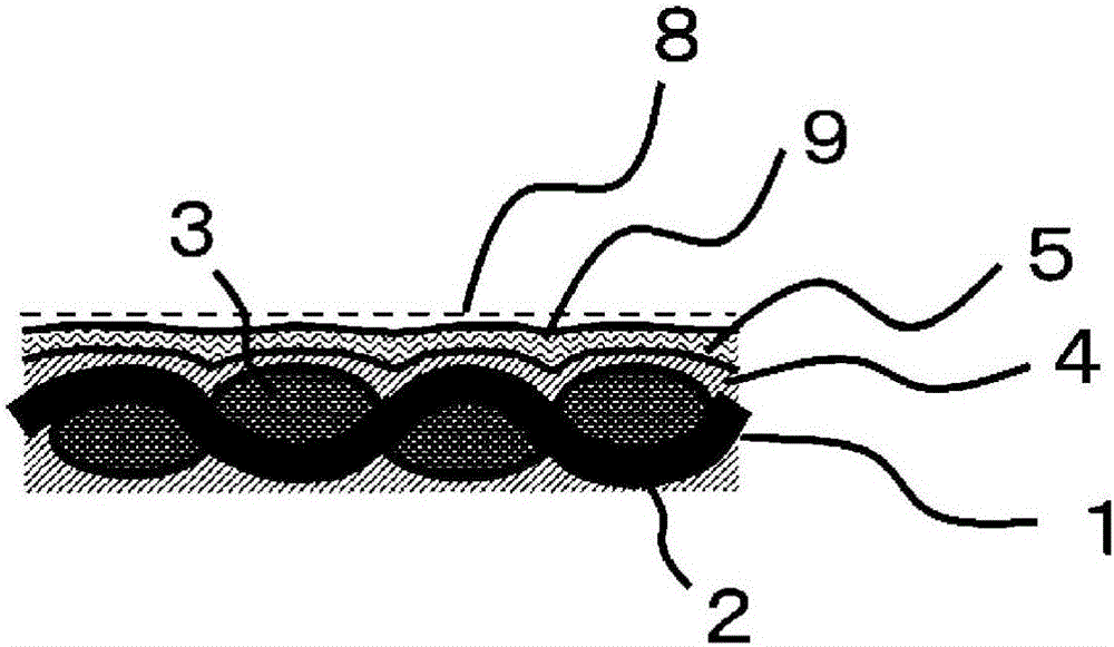 Coated fiber-reinforced resin molding and process for producing same