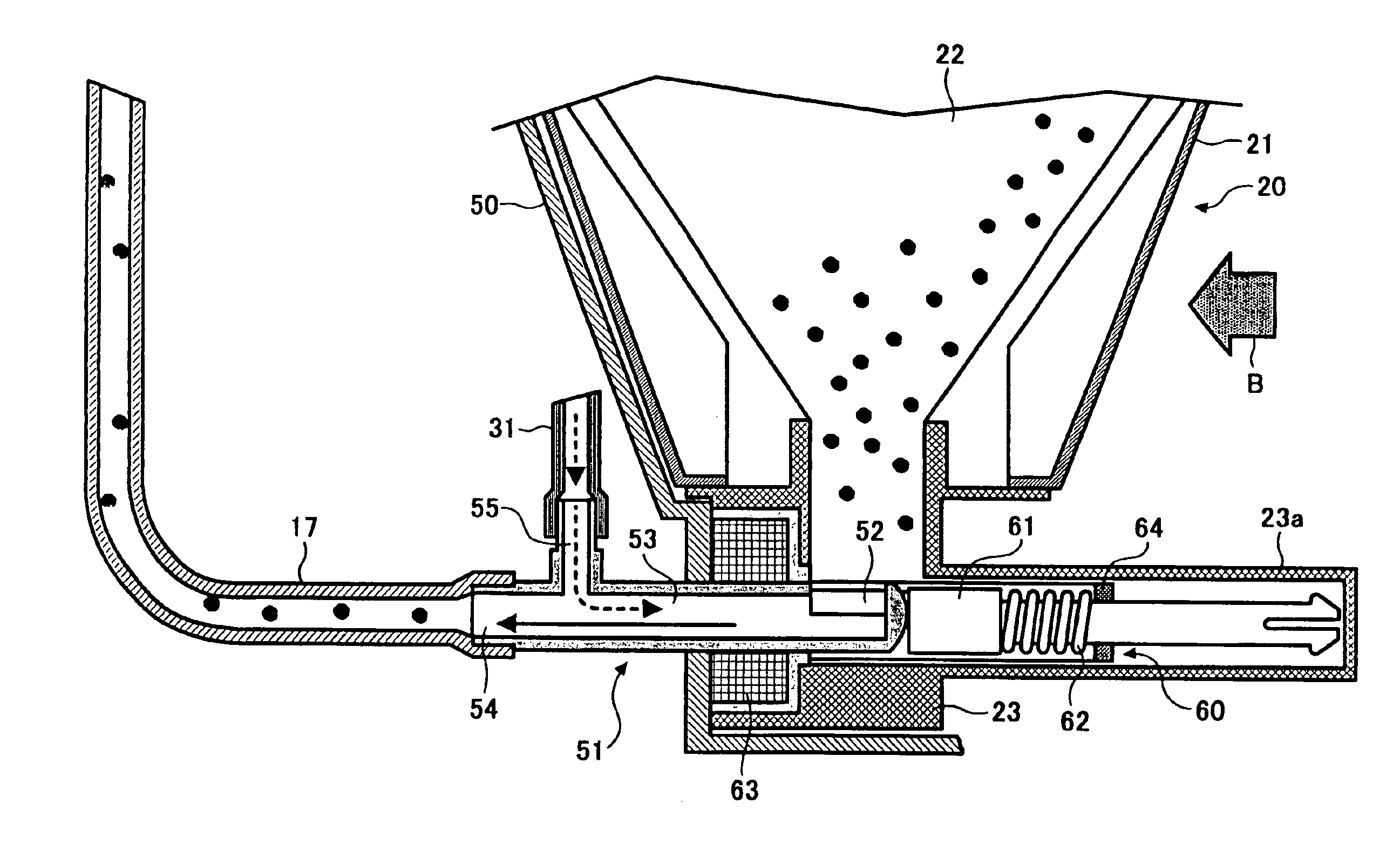 Developer container for an image forming apparatus