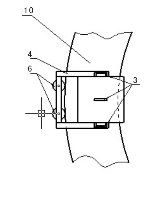 Demagnetization method for rotating along inner circle or outer circle of heavy large bearing ring