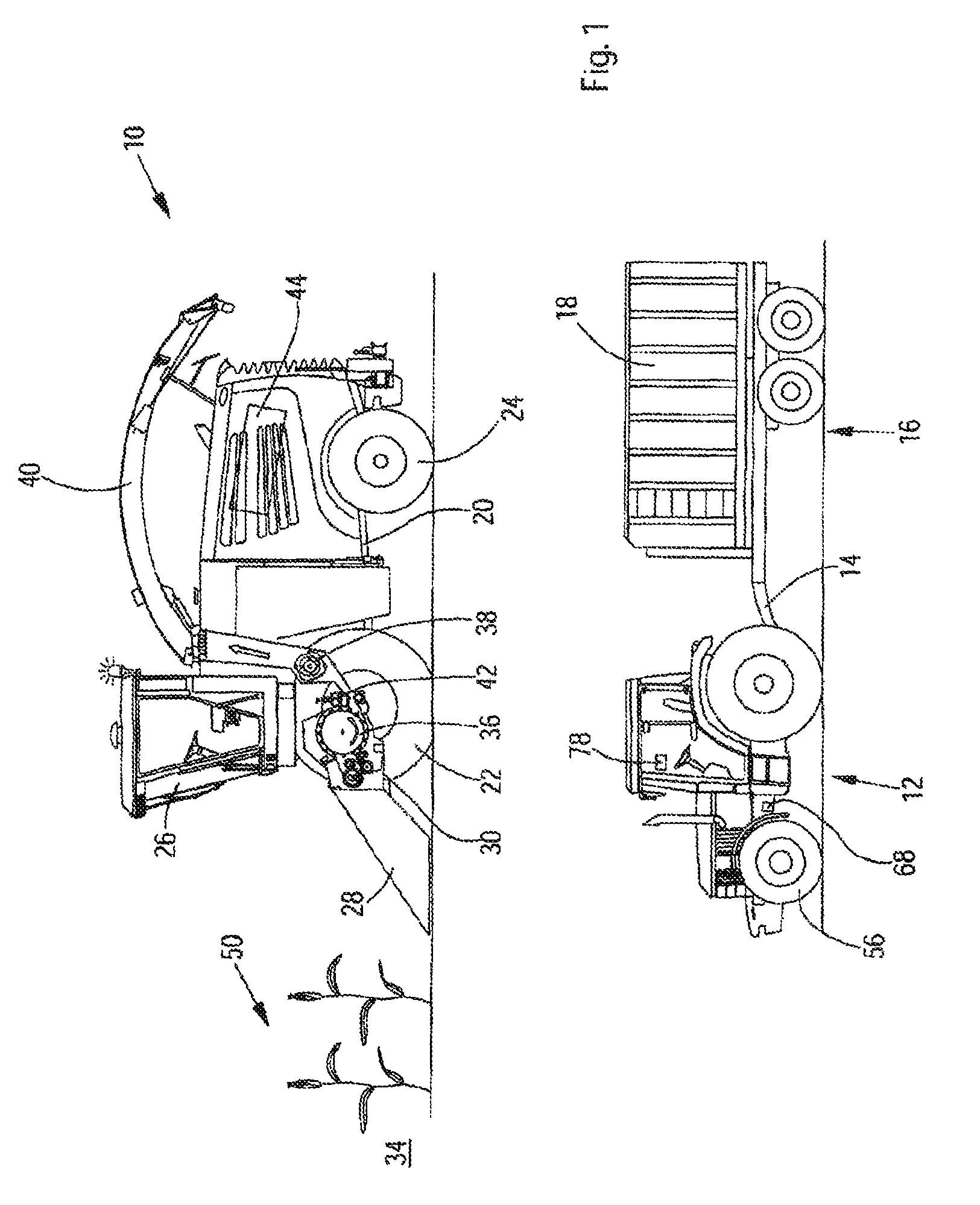 Method and device for steering a second agricultural machine, which can be steered to drive over a field parallel to a first agricultural machine