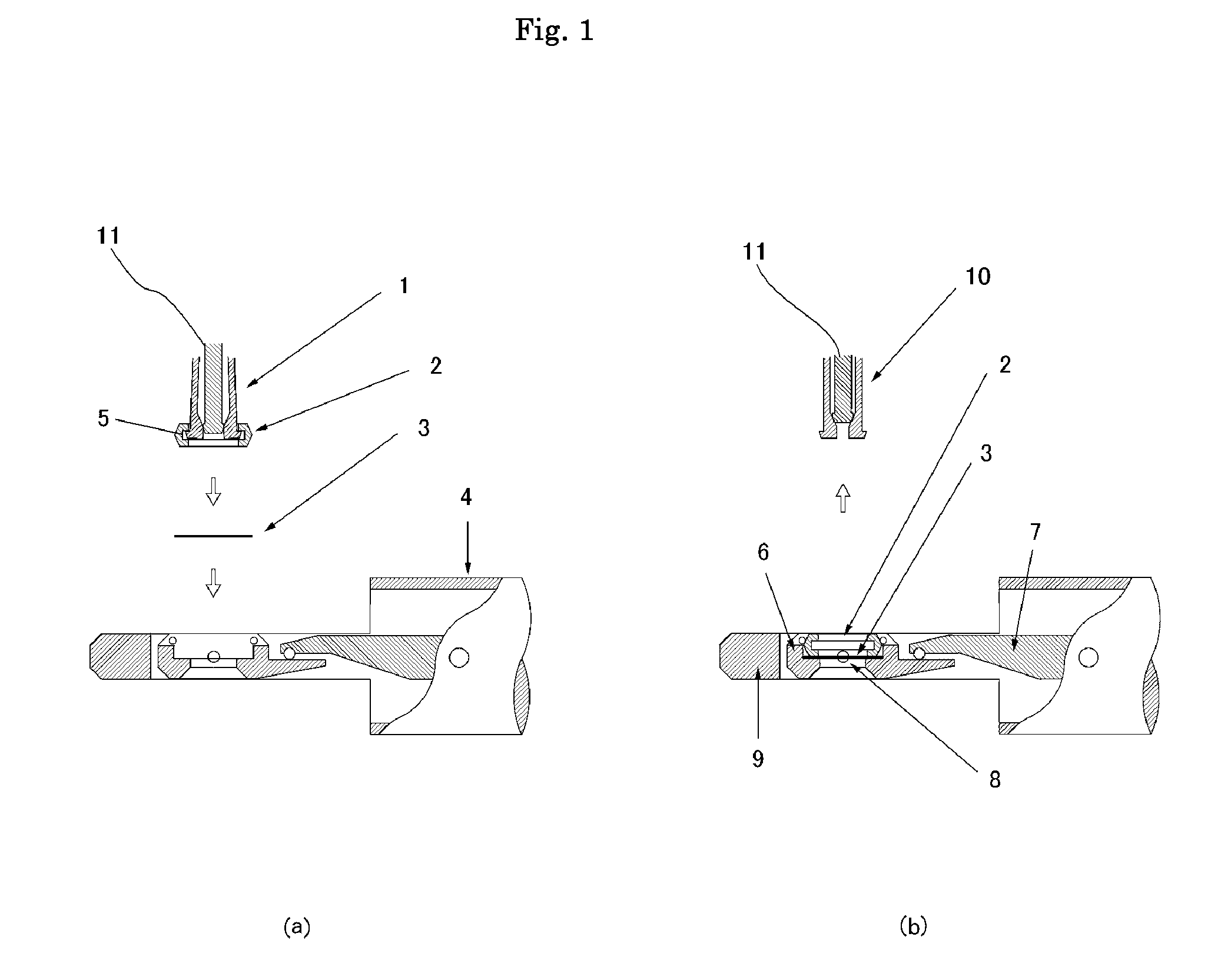 Specimen holder tip part, specimen holder having said specimen holder tip part, gonio stage, and electron microscope having said gonio stage