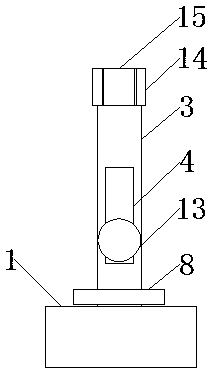 Corrugated pipe clamping device capable of adjusting pore size