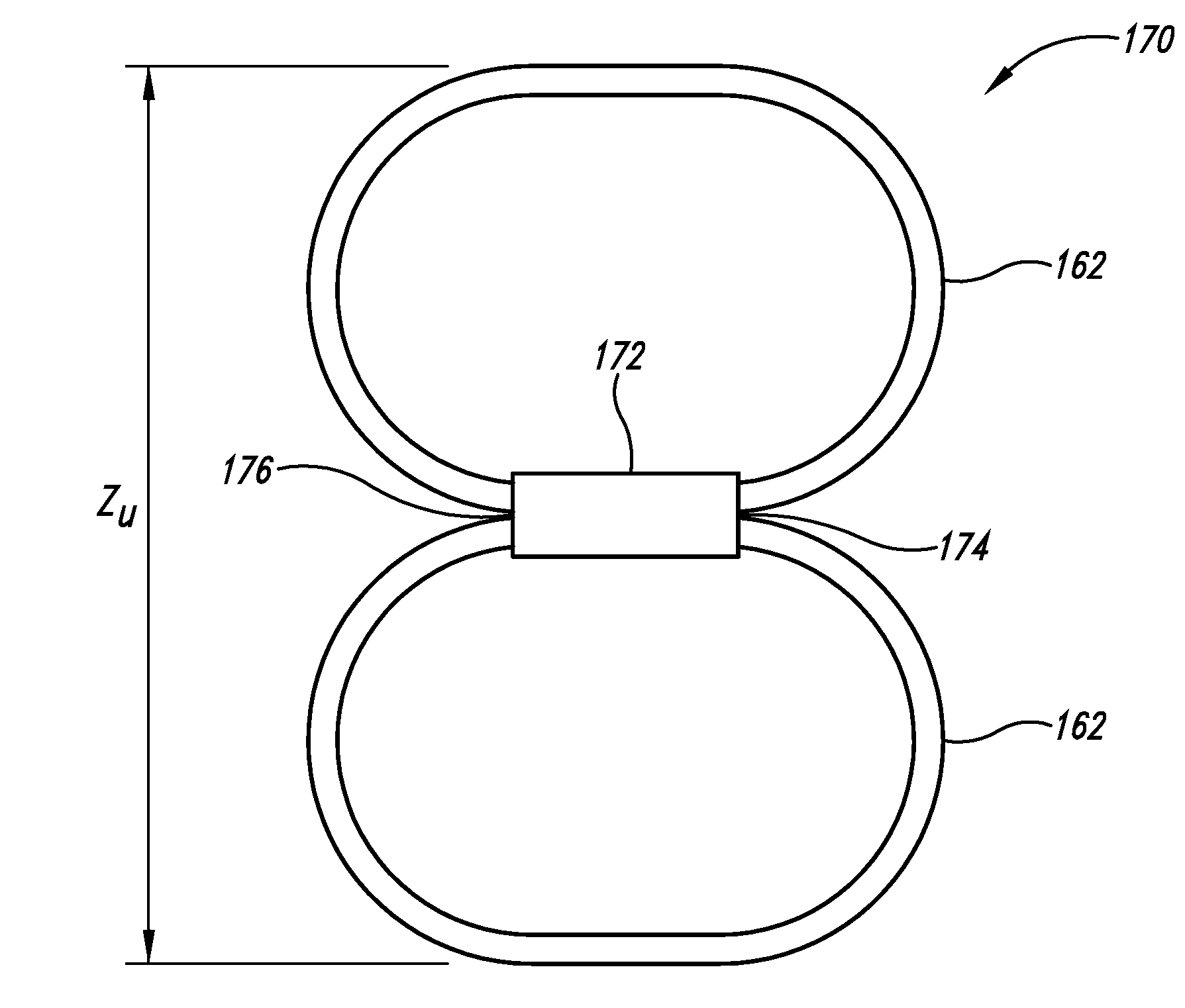 Enhanced implantable di-pole antenna system and method