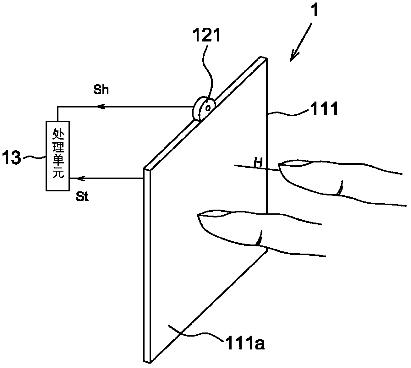 Touch control system suitable for touch control and suspension control and operation method of touch control system