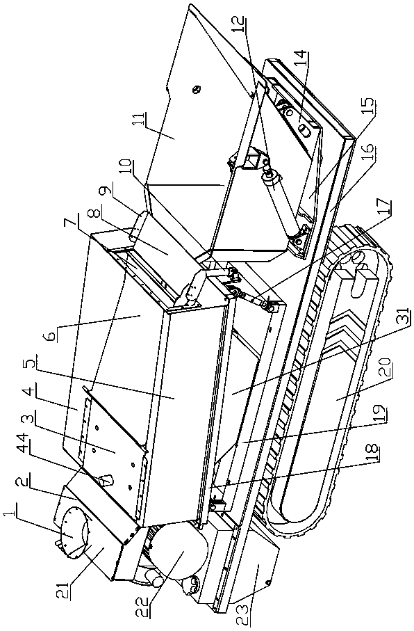 Traveling-type solid-liquid separation measuring machine