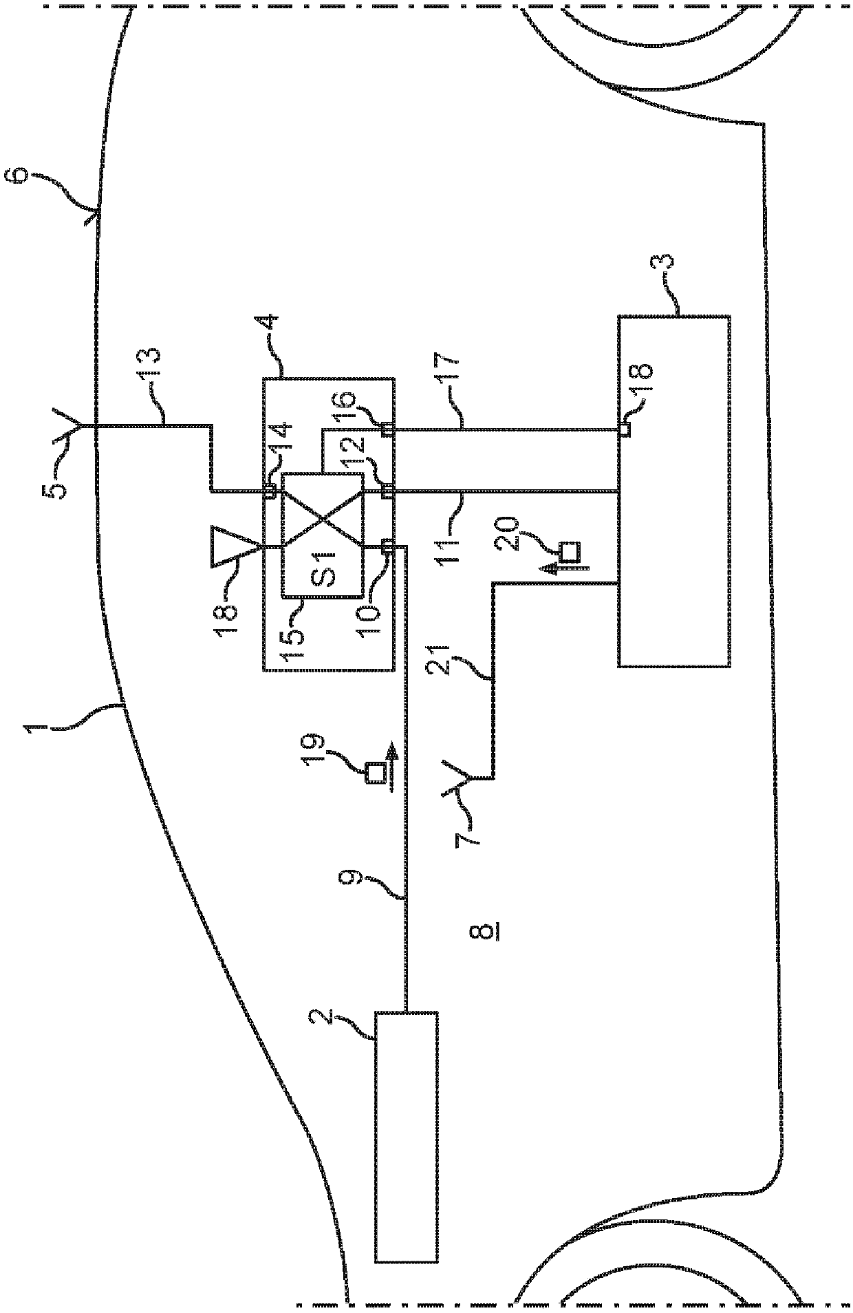 Secondary use of motor vehicle antennas via emergency call control equipment