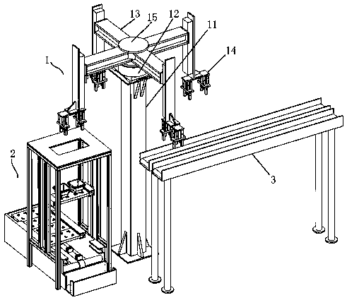 Cross-shaped feeding device and feeding method