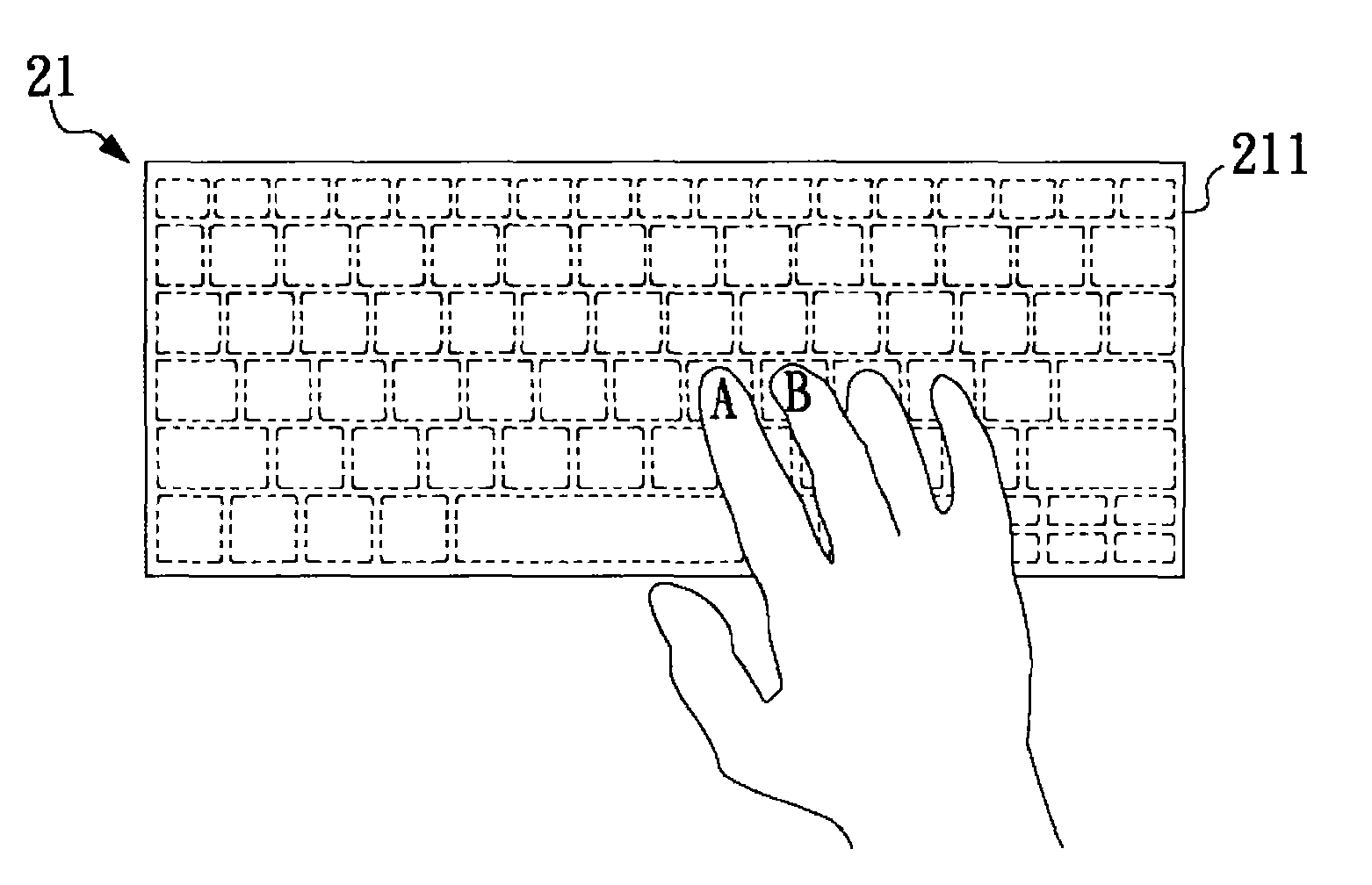 Method for adjusting display appearance of keyboard interface
