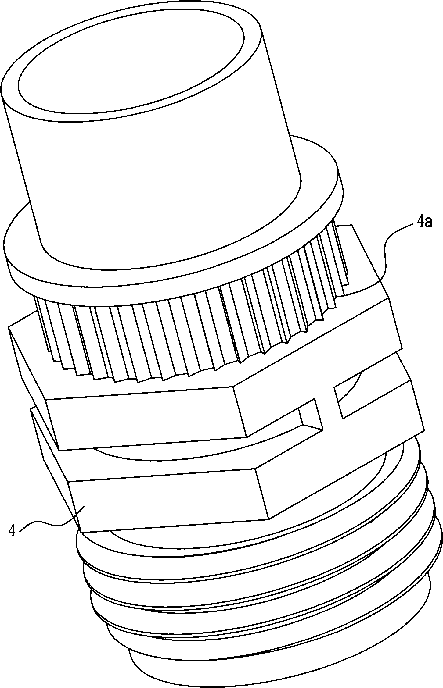 Sprinkler with level vials, capable of adjusting verticality and rotational speed