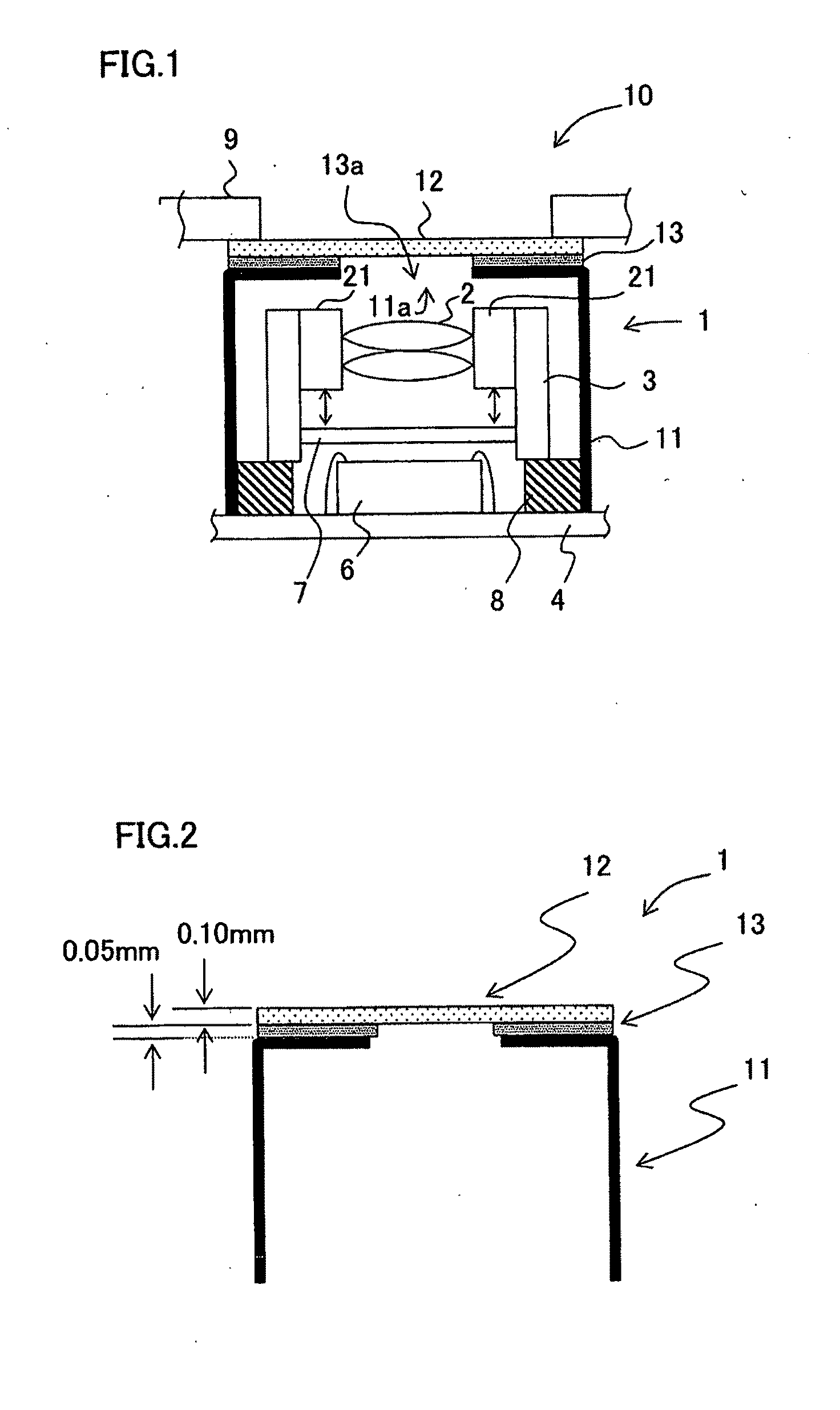 Case member, sensor module, and electronic information device