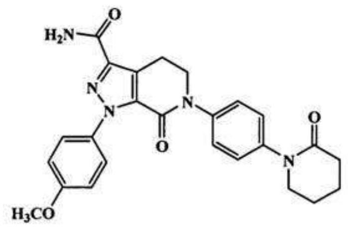 A compound slow-release preparation containing apixaban and its preparation method