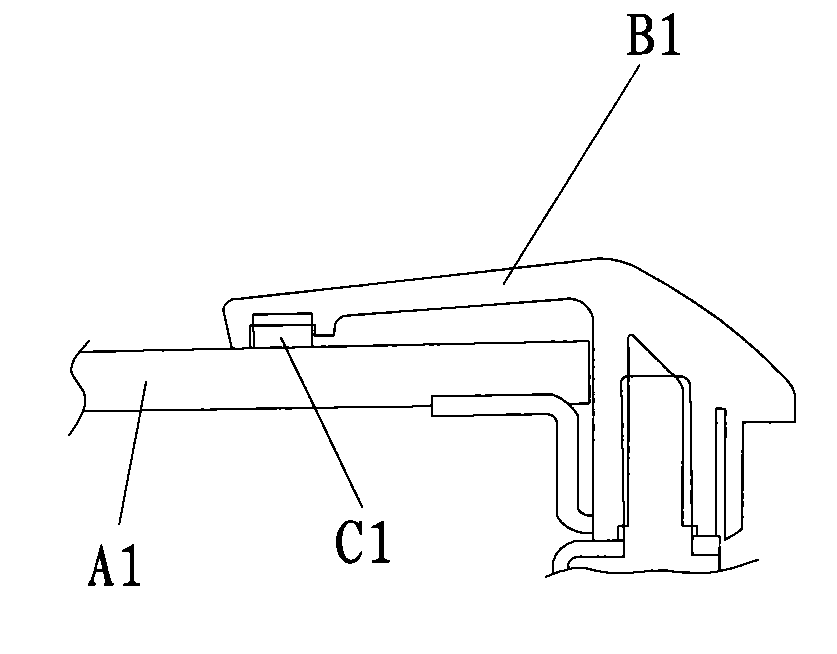 Secondary encapsulated waterproof process and structure of liquid crystal display (LCD) face frame