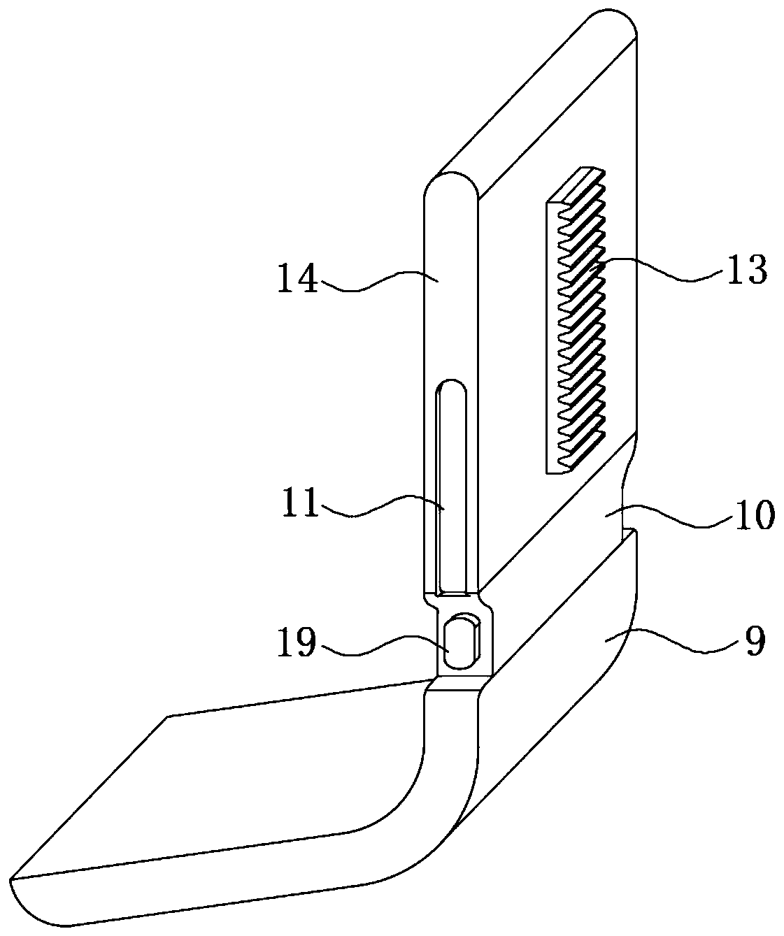 Cloth hemming and shaping device