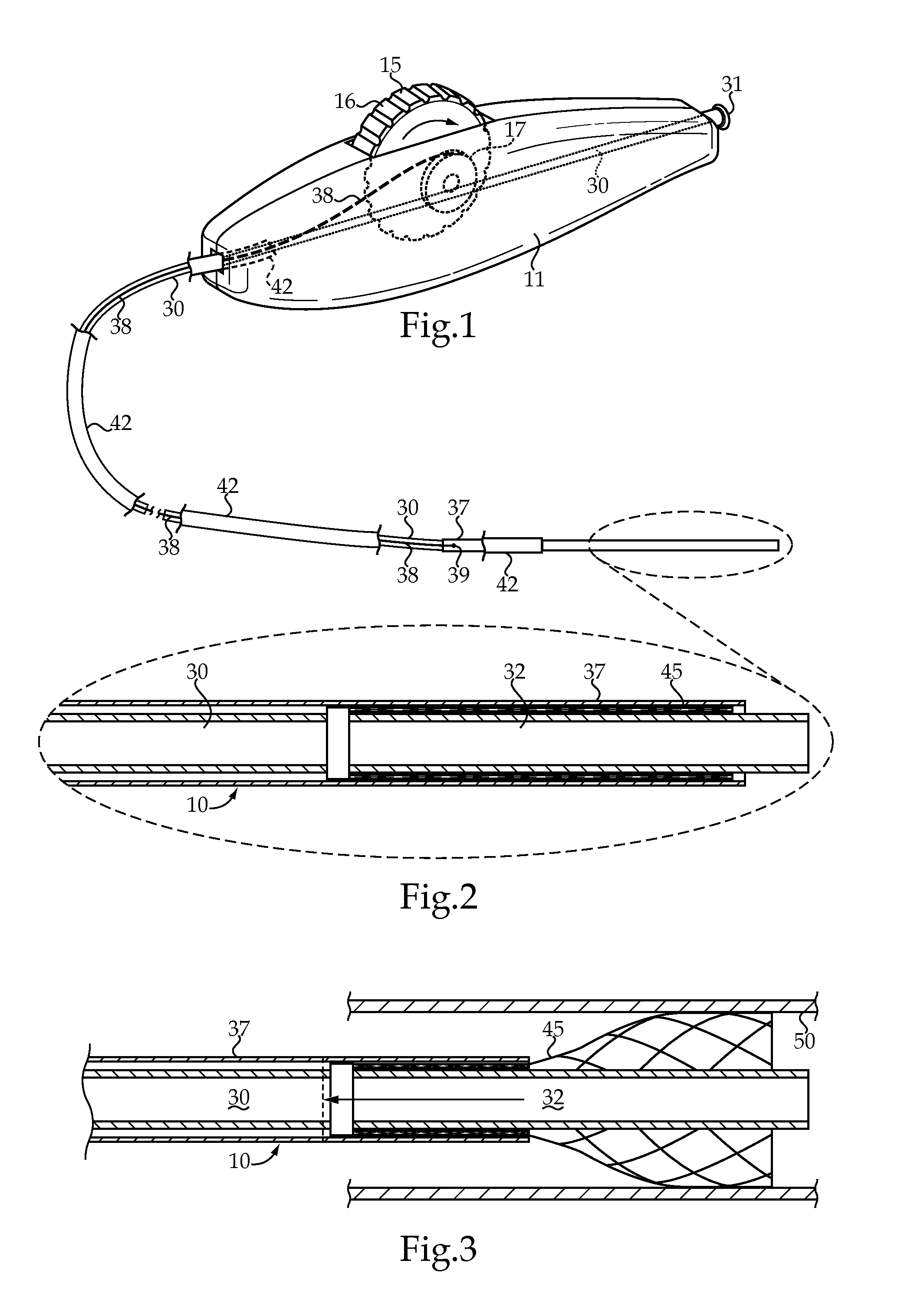 Wedge holding mechanism for vascular intervention device delivery system