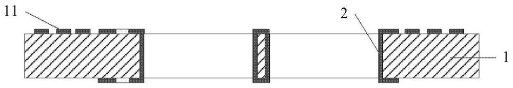 Embedding and packaging structure for organic substrate integrated with antenna and radio frequency front end