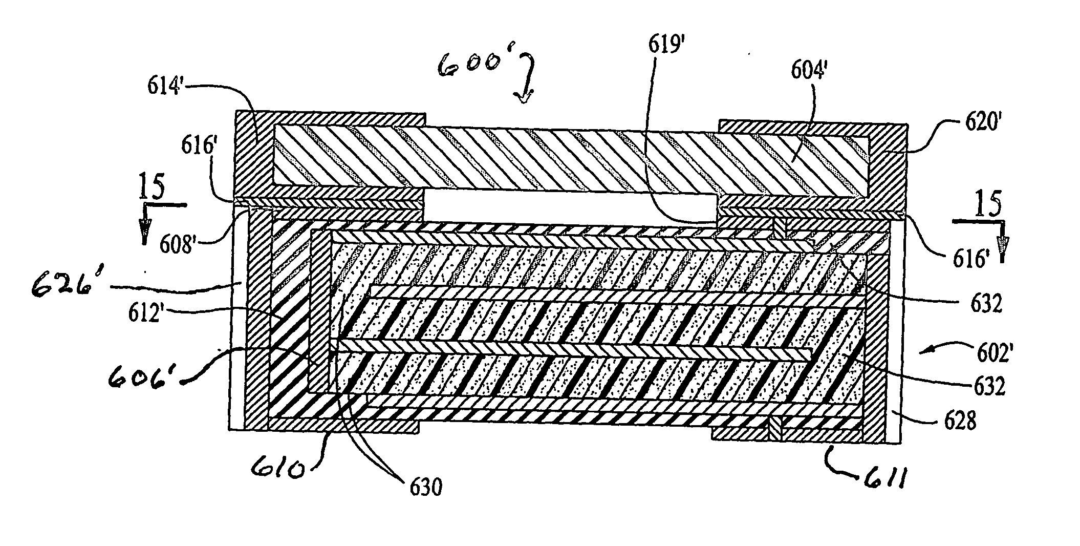 Multi-layer polymeric electronic device and method of manufacturing same