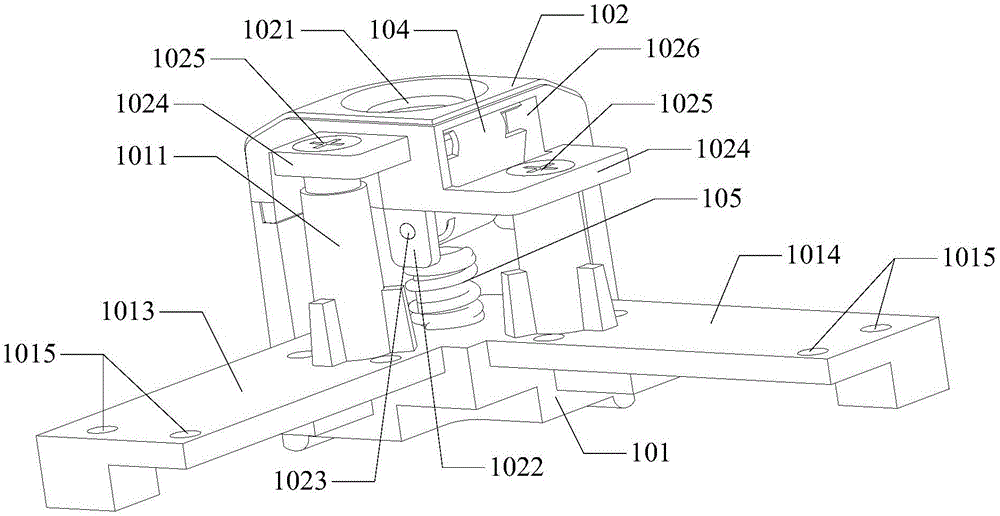 Automatic disassembly connection structure and touch all-in-one machine