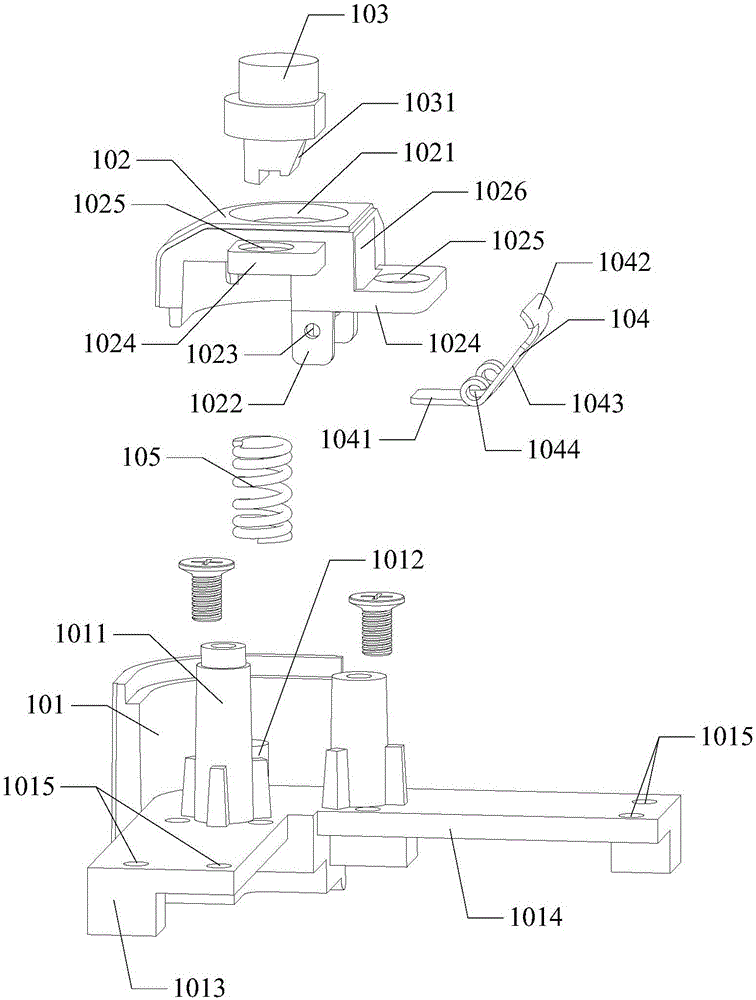 Automatic disassembly connection structure and touch all-in-one machine