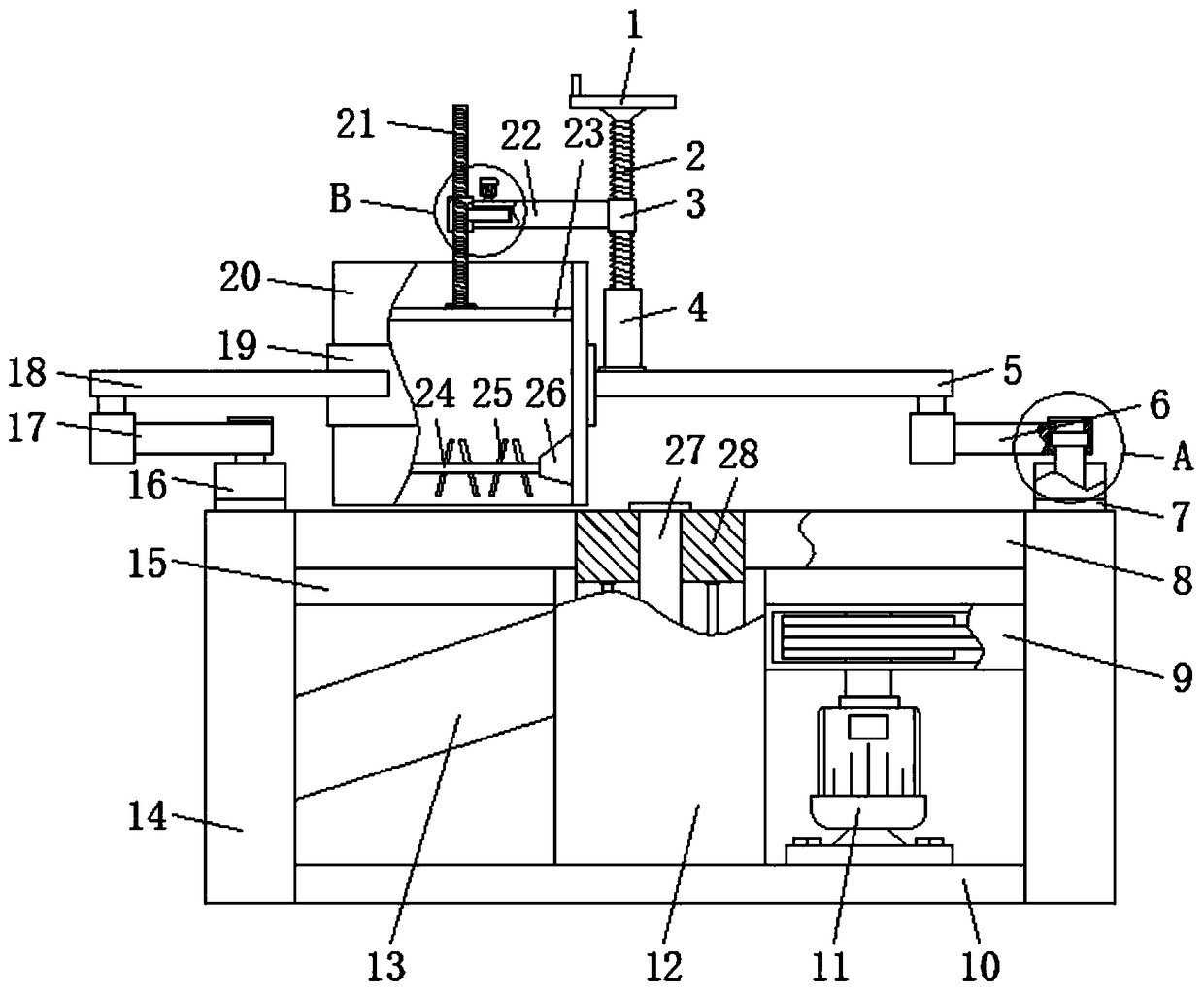 Automatic twisting device for processing of tea leaves