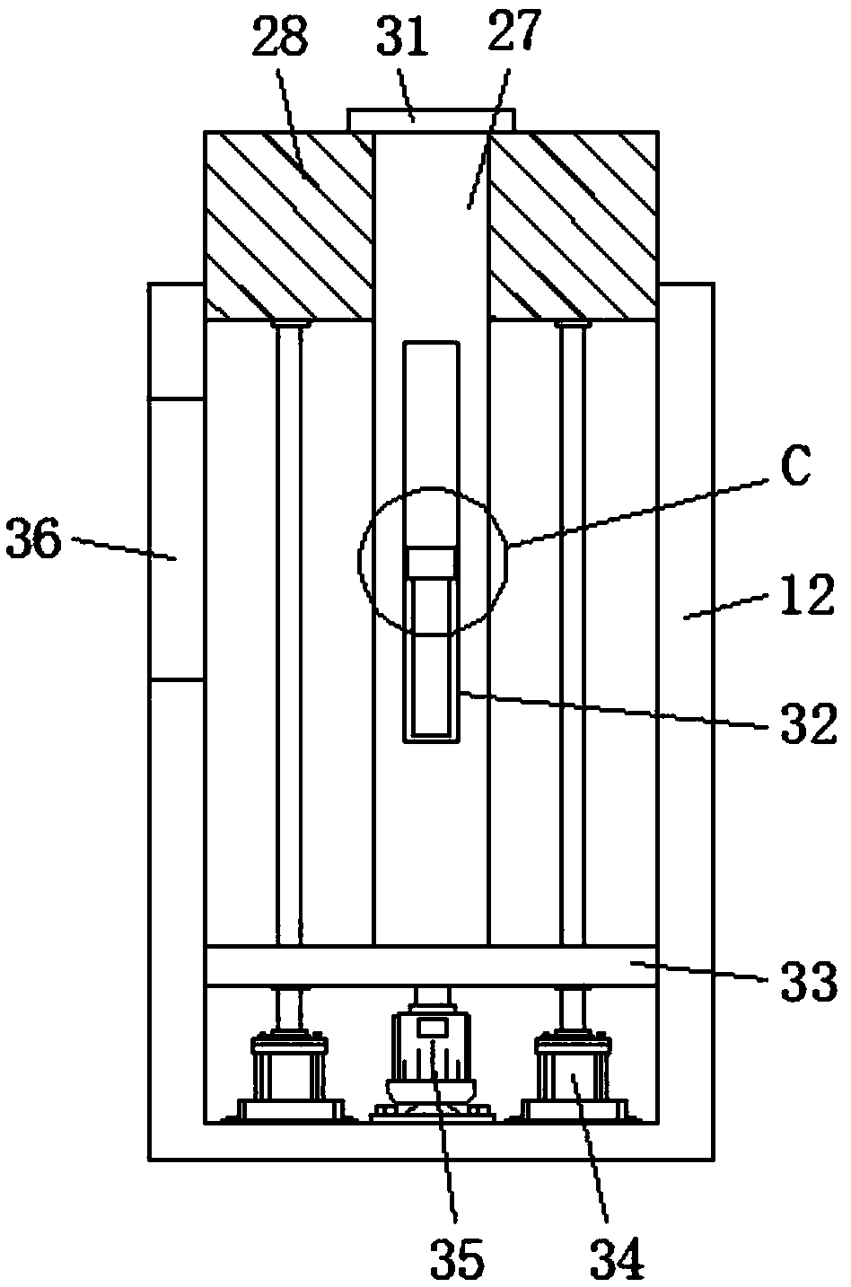 Automatic twisting device for processing of tea leaves