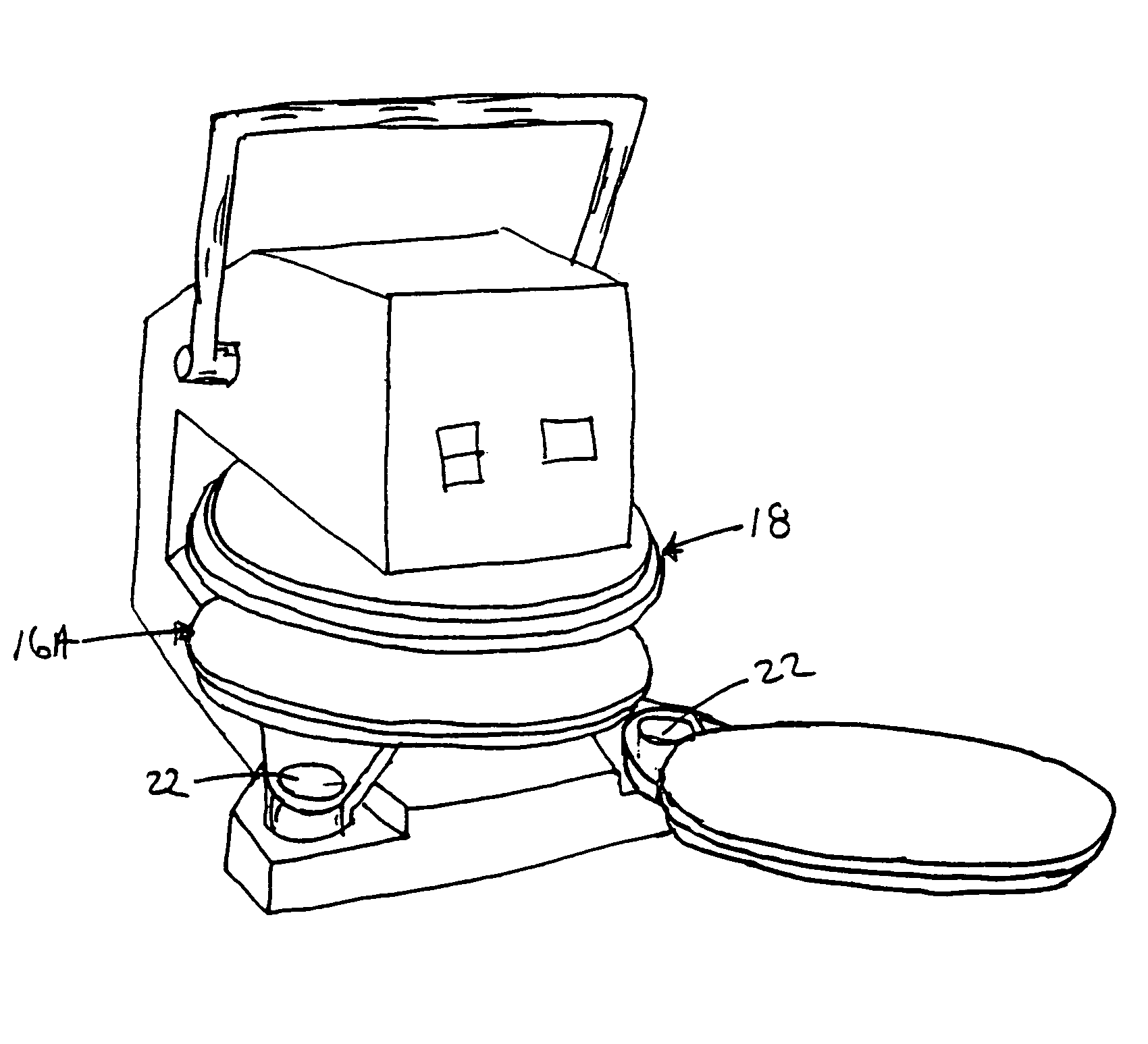Dough press with dual lower platens