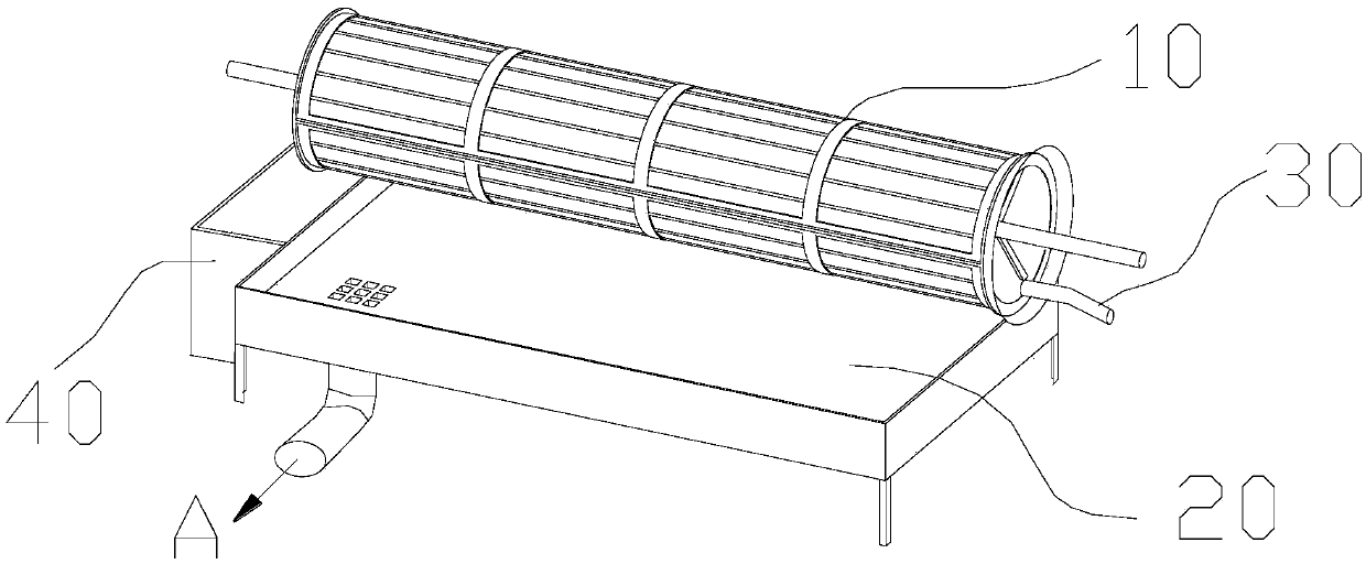 Impurity removing system for Chinese art paper black liquor