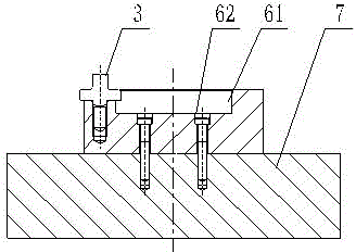 Hanging and rotating preventing thrust sliding bearing device