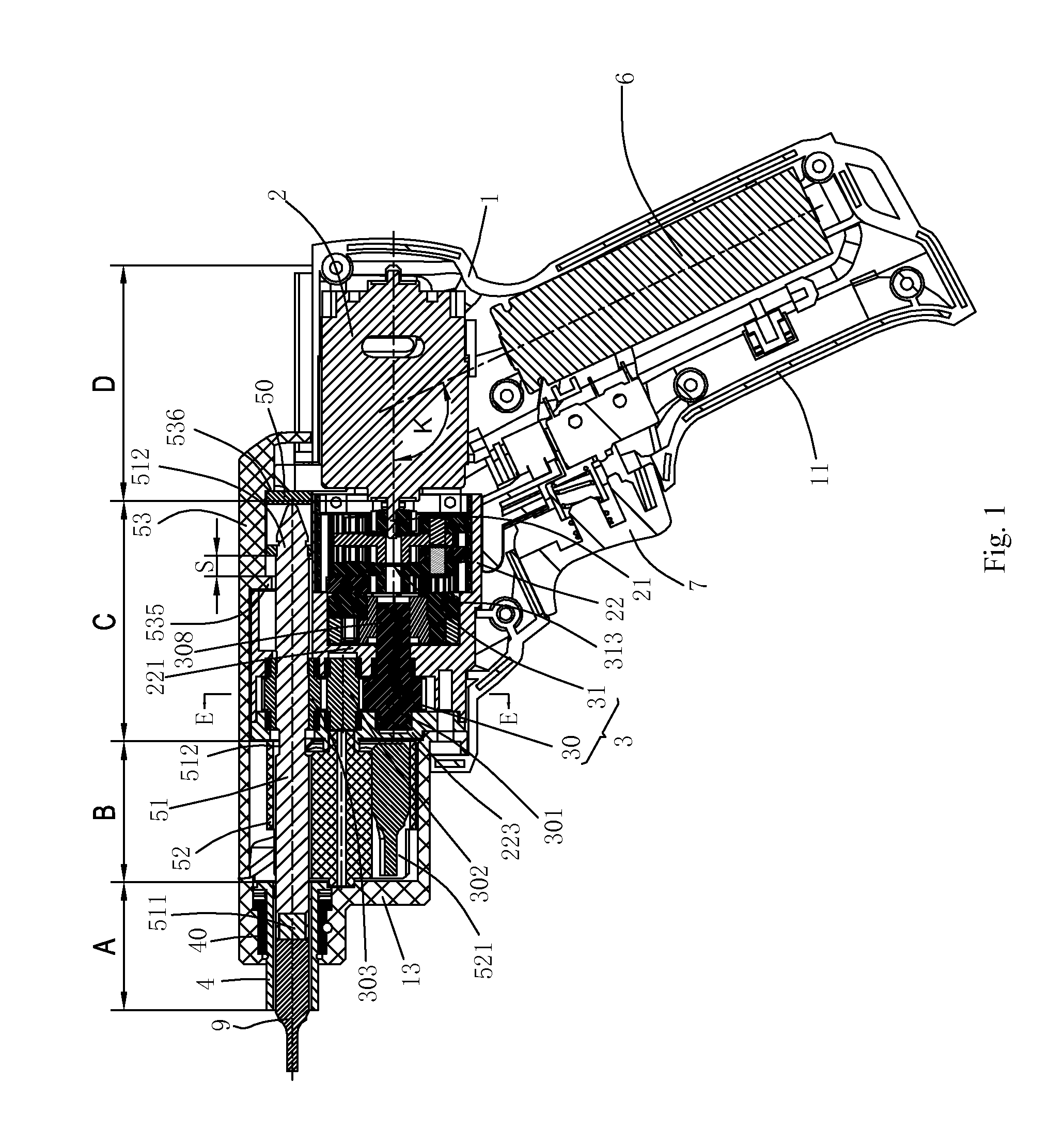 Power tool and operation method for the power tool