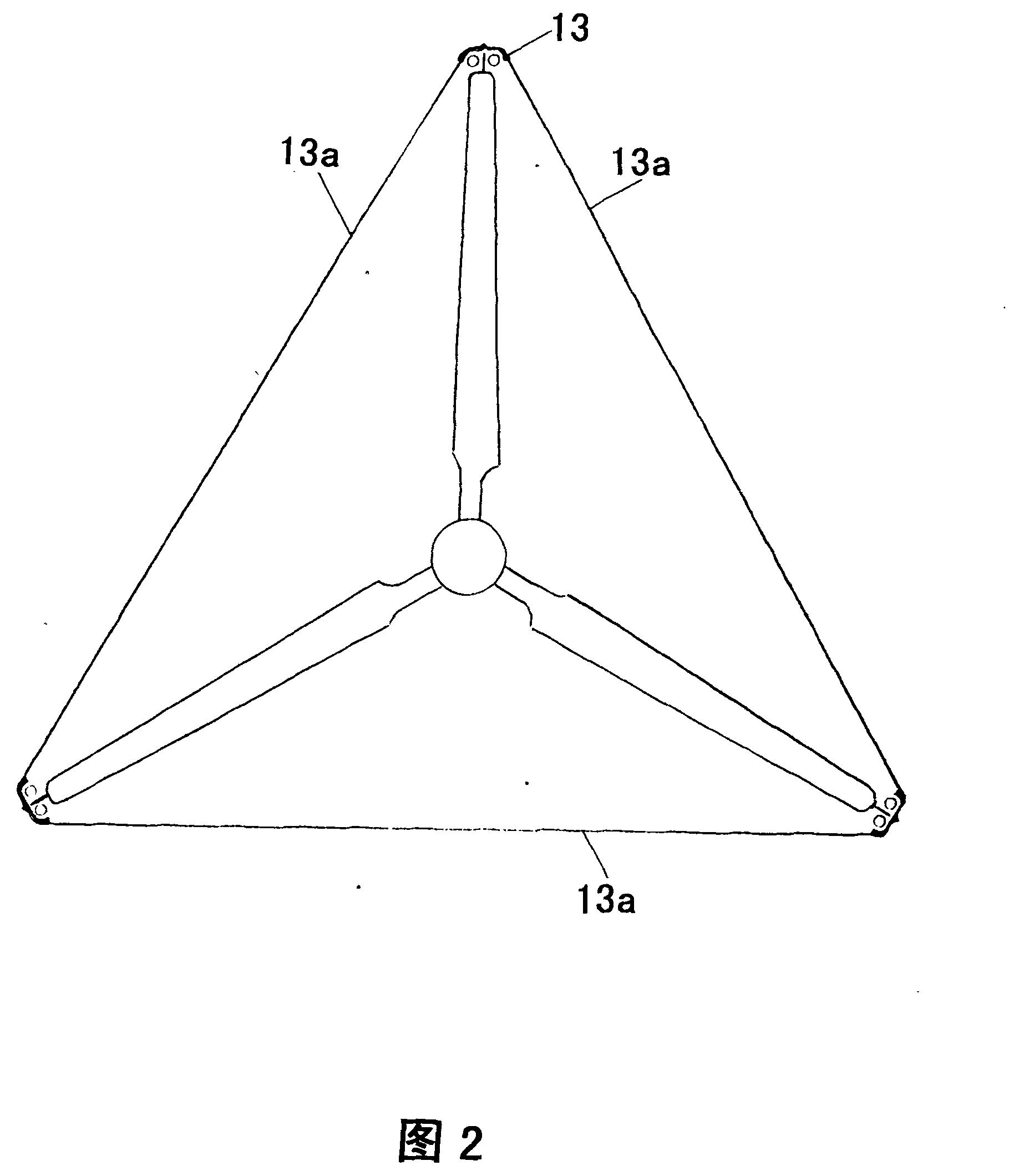 Large wind wheel single-stage wheel gear power generation